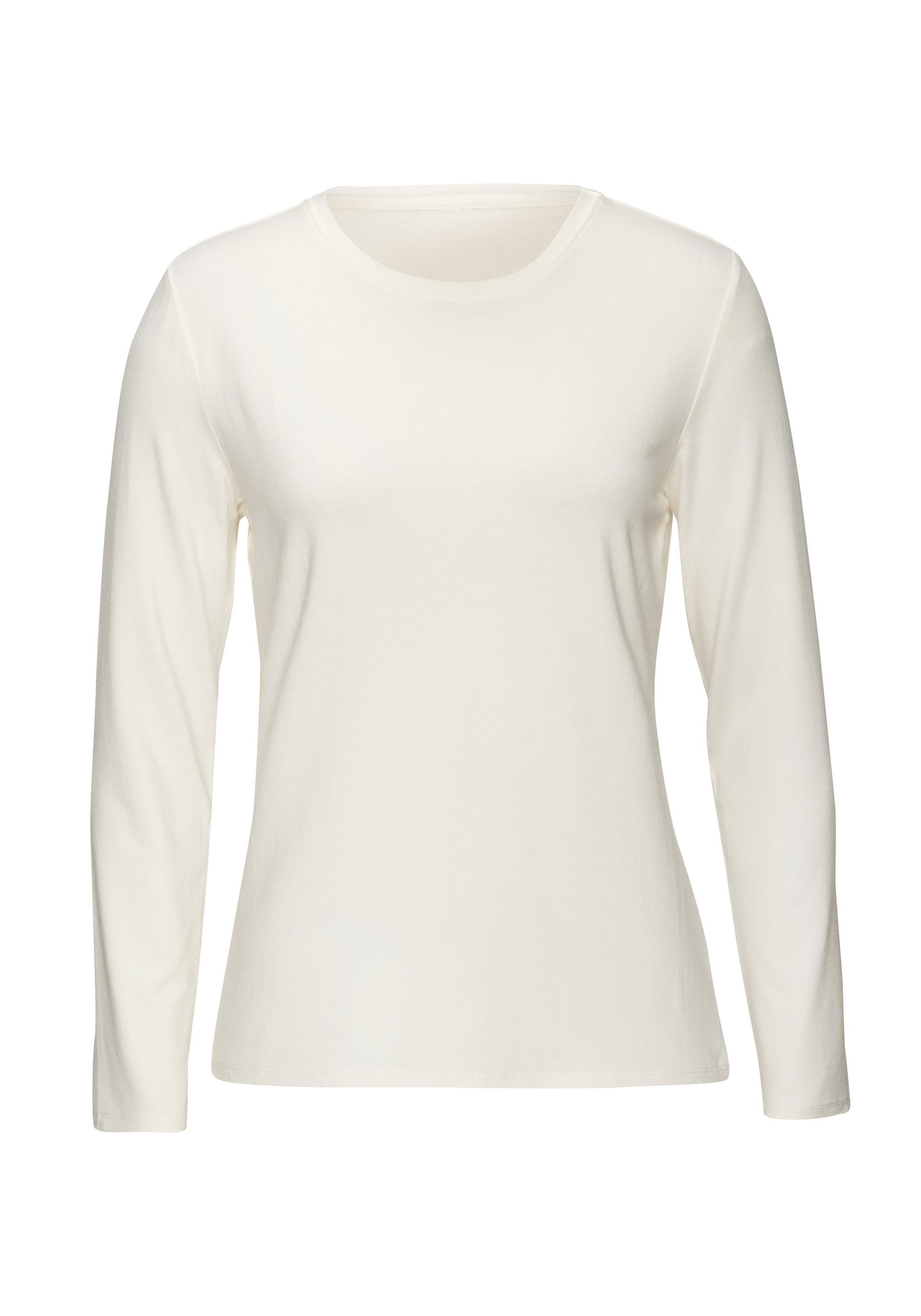 Lascana Langarmshirt Langarmshirt Damen - creme