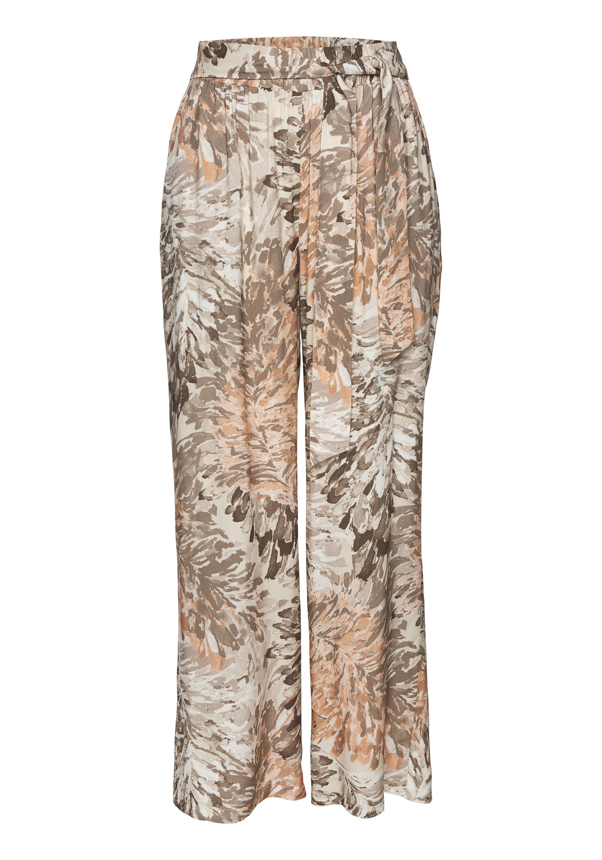 Lascana Palazzohose Stoffhose Damen - apricot - taupe