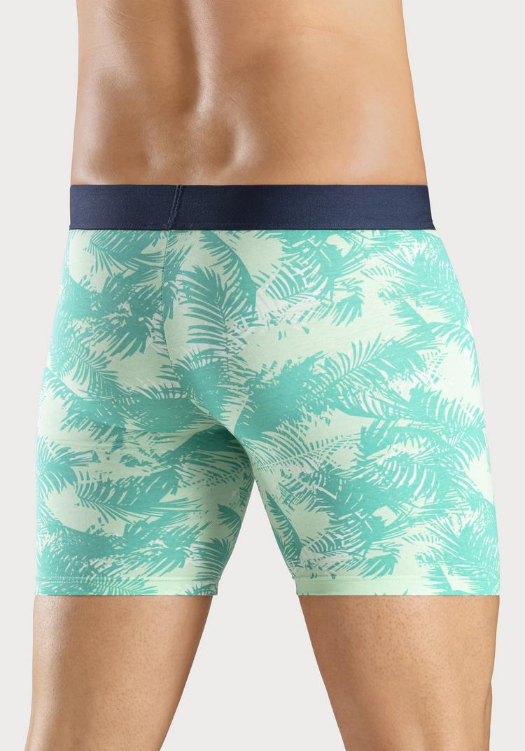 BRUNO BANANI BRUNO BANANI Langer Boxer Unterhose Herren - mint - navy - hellgr&uuml;n - 0 | SportScheck