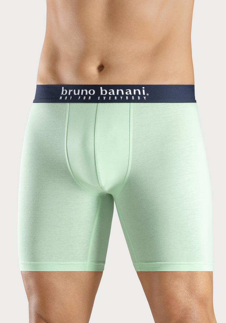 BRUNO BANANI BRUNO BANANI Langer Boxer Unterhose Herren - mint - navy - hellgr&uuml;n - 3 | SportScheck