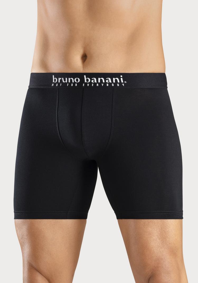 BRUNO BANANI BRUNO BANANI Langer Boxer Unterhose Herren - grau - rot - schwarz - 0 | SportScheck