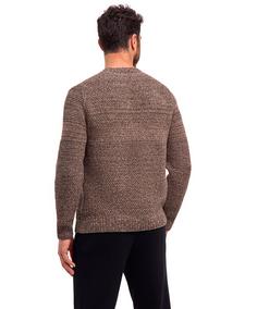 Rückansicht von Falke Strickpullover Herren camel hair (5063)