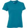 Maul Sport Soinwand T-Shirt Damen - Kristallblau