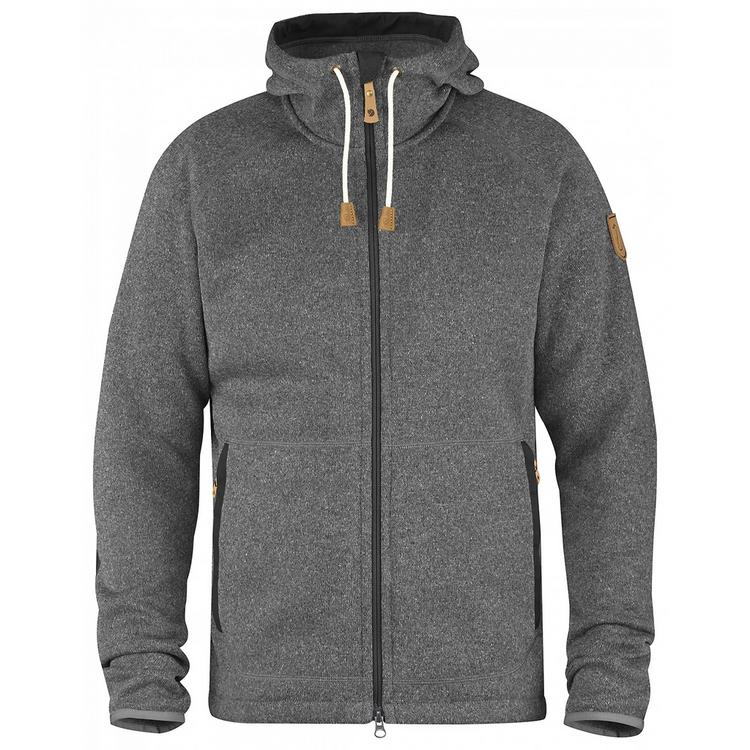 FJ&Auml;LLR&Auml;VEN FJ&Auml;LLR&Auml;VEN &Ouml;vik Fleece Hoodie Funktionsjacke Herren - Dunkelgrau - 0 | SportScheck