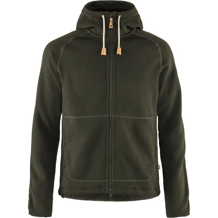 FJ&Auml;LLR&Auml;VEN FJ&Auml;LLR&Auml;VEN &Ouml;vik Fleece Hoodie Funktionsjacke Herren - Moos - 0 | SportScheck
