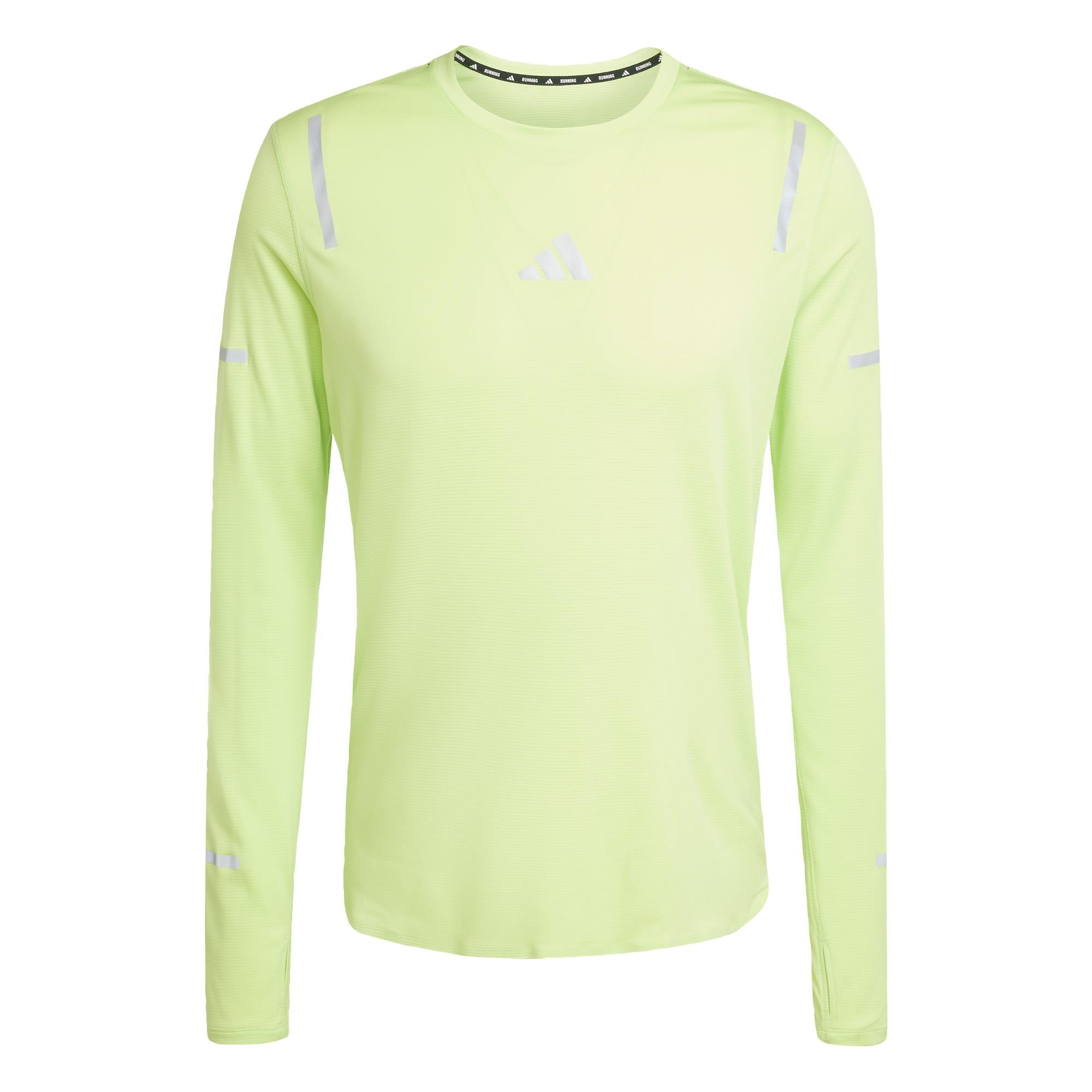 adidas Ultimate Running Reflective Longsleeve Funktionsshirt Herren - Pulse Lime