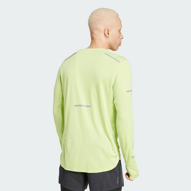 adidas adidas Ultimate Running Reflective Longsleeve Funktionsshirt Herren - Pulse Lime - 1 | SportScheck