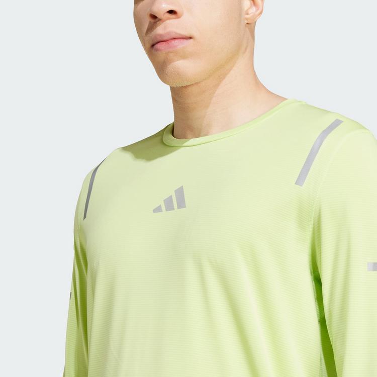 adidas adidas Ultimate Running Reflective Longsleeve Funktionsshirt Herren - Pulse Lime - 0 | SportScheck