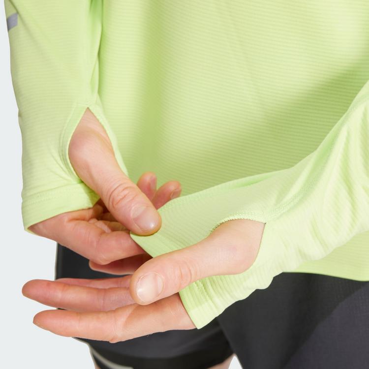 adidas adidas Ultimate Running Reflective Longsleeve Funktionsshirt Herren - Pulse Lime - 1 | SportScheck