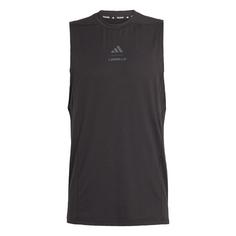 adidas Les Mills Graphic Tanktop T-Shirt Herren Black / Grey Six