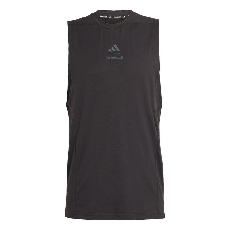 adidas adidas Les Mills Grafik Tanktop T-Shirt Herren - Black / Grey Six - 0 | SportScheck