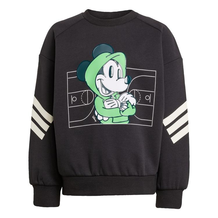 adidas adidas Disney Micky Maus Sweatshirt Kinder Langarmhemd Kinder - Black / Off White / Lime Burst - 0 | SportScheck