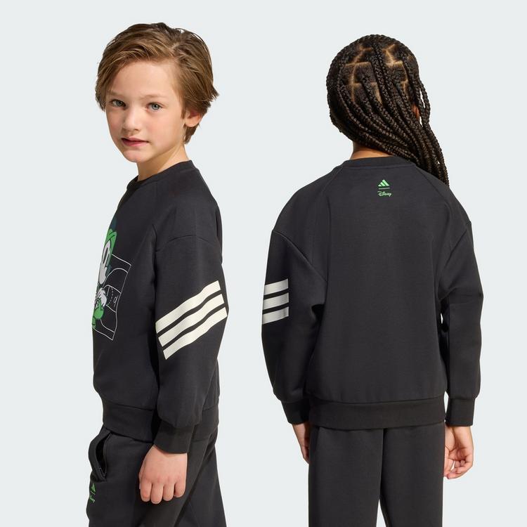 adidas adidas Disney Micky Maus Sweatshirt Kinder Langarmhemd Kinder - Black / Off White / Lime Burst - 3 | SportScheck