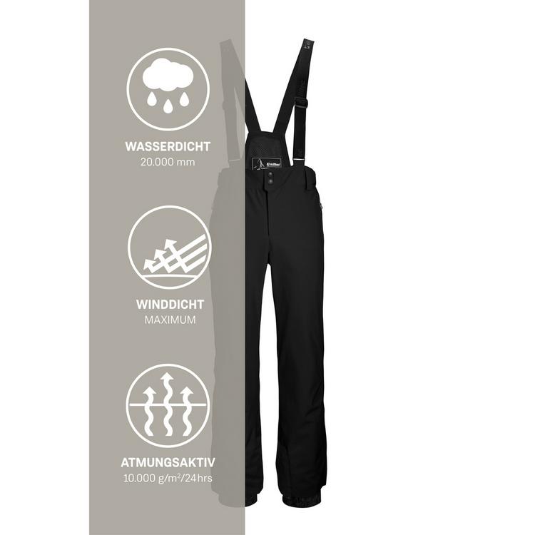 KILLTEC KILLTEC KSW 82 MN SKI PNTS Skihose Herren - Schwarz0110 - 3 | SportScheck