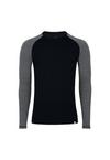 DANISH ENDURANCE Merino Funktionsshirt Herren - black/dark grey