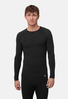 Rückansicht von DANISH ENDURANCE Merino Funktionsshirt Herren schwarz