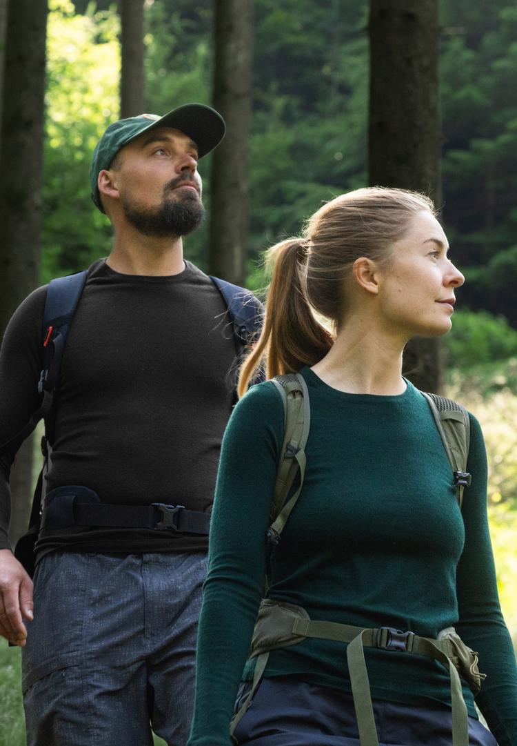 DANISH ENDURANCE DANISH ENDURANCE Merino Funktionsshirt Herren - schwarz - 1 | SportScheck