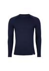 DANISH ENDURANCE Merino Funktionsshirt Herren - dark navy