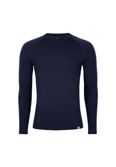 DANISH ENDURANCE Merino Funktionsshirt Herren dark navy