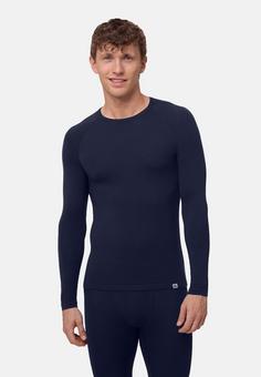 Rückansicht von DANISH ENDURANCE Merino Funktionsshirt Herren dark navy