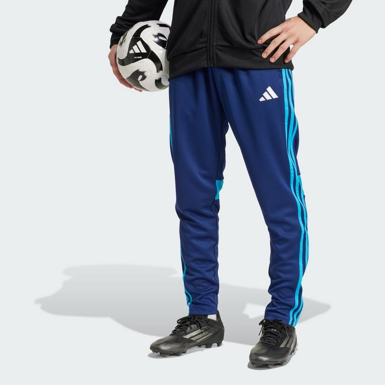 adidas adidas Tiro 25 Essentials Trainingshose Trainingshose Herren - Dark Blue / Shock Cyan / White - 0 | SportScheck