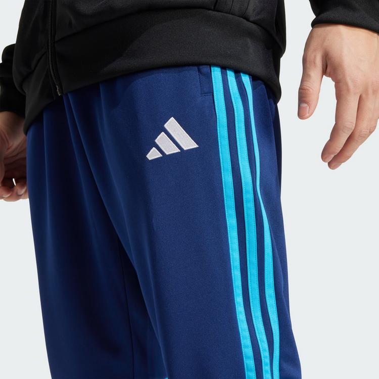 adidas adidas Tiro 25 Essentials Trainingshose Trainingshose Herren - Dark Blue / Shock Cyan / White - 0 | SportScheck