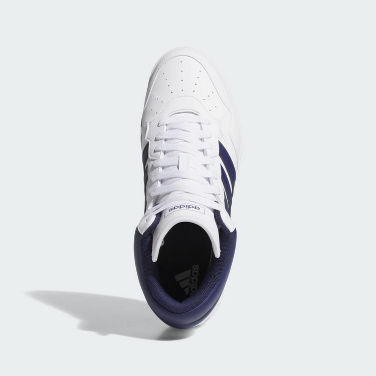adidas adidas Hoops 4.0 Mid Schuh Sneaker - Cloud White / Dark Blue / Grey Two - 1 | SportScheck