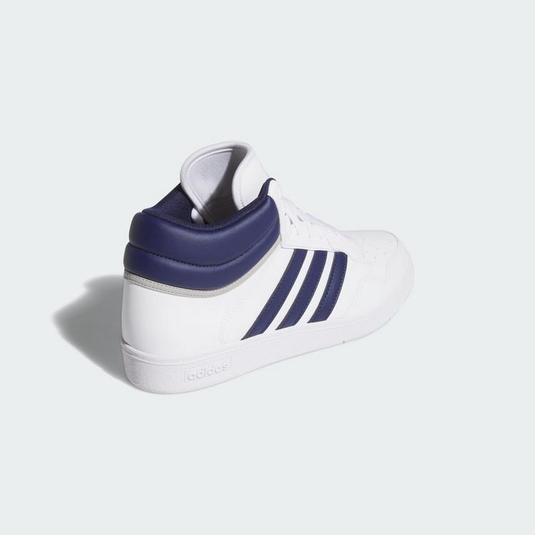 adidas adidas Hoops 4.0 Mid Schuh Sneaker - Cloud White / Dark Blue / Grey Two - 4 | SportScheck