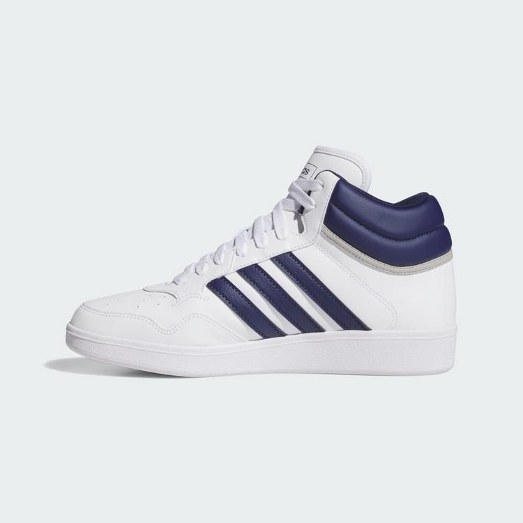 adidas adidas Hoops 4.0 Mid Schuh Sneaker - Cloud White / Dark Blue / Grey Two - 5 | SportScheck