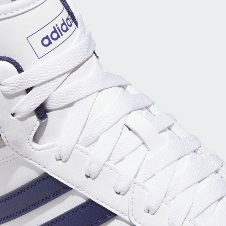 adidas adidas Hoops 4.0 Mid Schuh Sneaker - Cloud White / Dark Blue / Grey Two - 6 | SportScheck