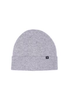 DANISH ENDURANCE Cashmere Beanie hellgrau