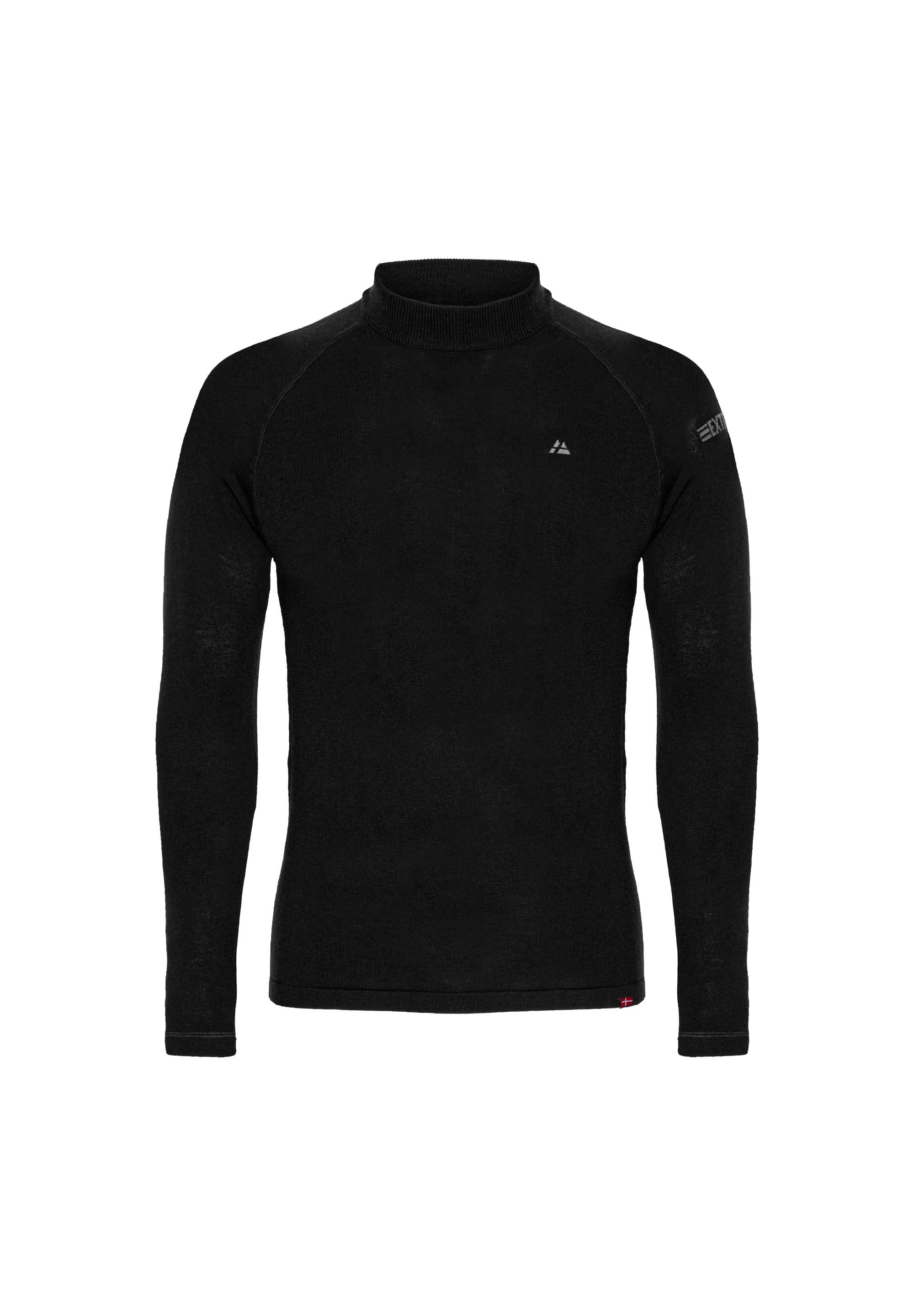 DANISH ENDURANCE Extreme Merino LS Funktionsshirt Herren - schwarz