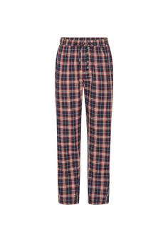 DANISH ENDURANCE Pyjama Pyjamahose Herren navy red