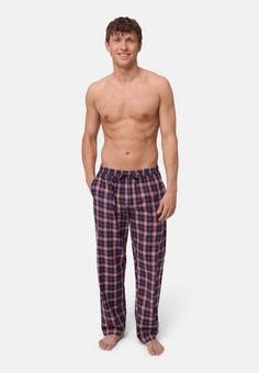 Rückansicht von DANISH ENDURANCE Pyjama Pyjamahose Herren navy red