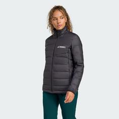 Rückansicht von adidas Terrex Multi Light Down CLIMAWARM Jacke Daunenjacke Damen Black