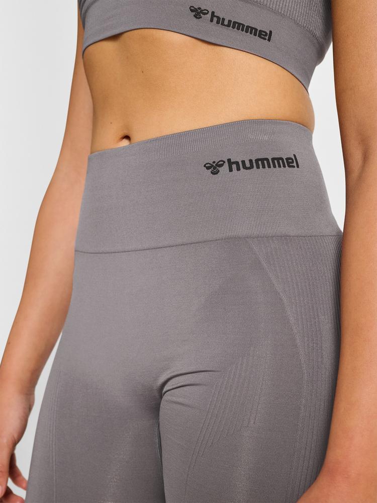 hummel hummel hmlTIF SEAMLESS HIGH WAIST TIGHTS Tights Damen - SHARK - 3 | SportScheck