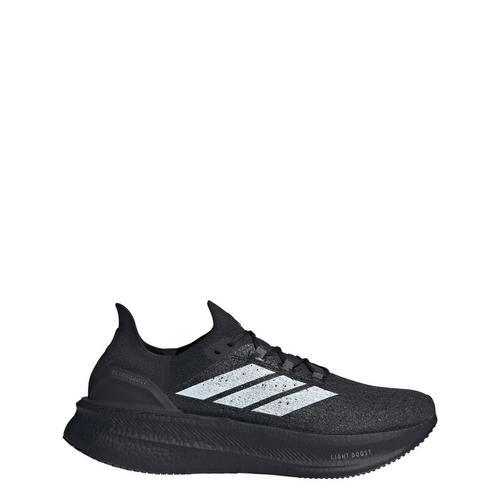 Rückansicht von adidas Ultraboost 5 Strung Schuhe Laufschuhe Herren Core Black / Cloud White / Iron Metallic