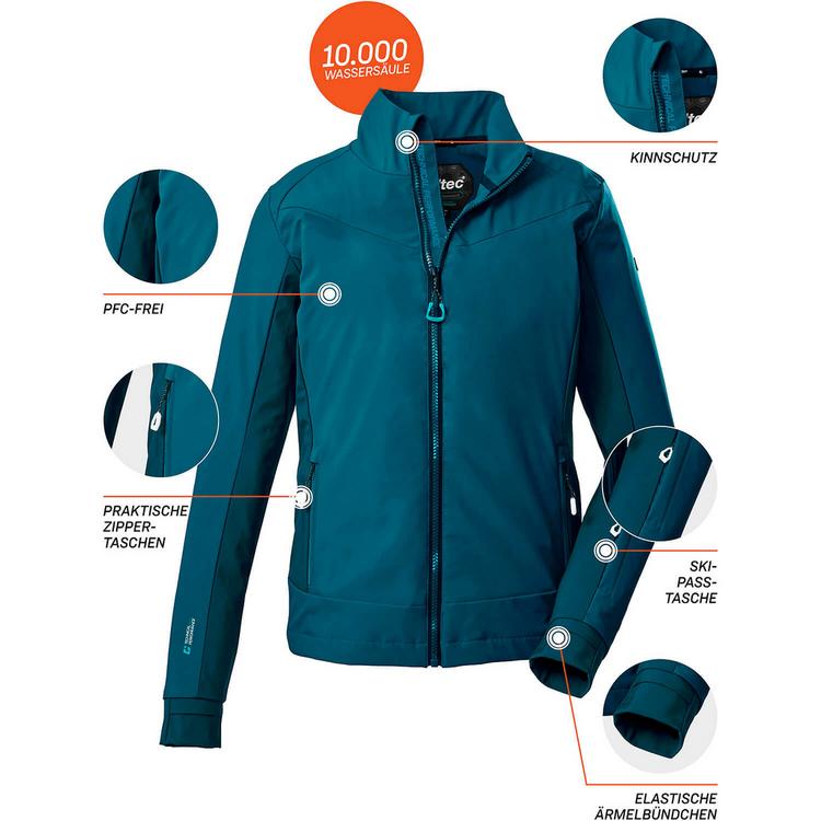 KILLTEC KILLTEC KOW102 Softshelljacke Damen - Petrol - 1 | SportScheck
