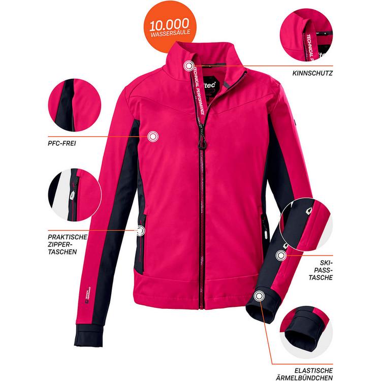 KILLTEC KILLTEC KOW102 Softshelljacke Damen - Beere - 1 | SportScheck