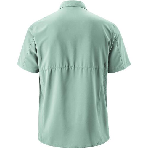 Rückansicht von Gonso Lagorai Fahrradtrikot Herren Hellgrün