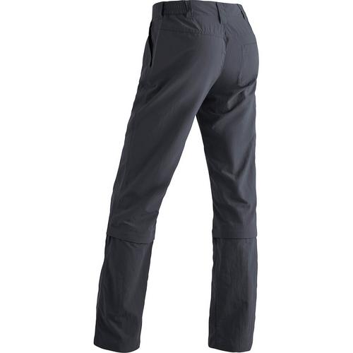 Rückansicht von Maier Sports Fulda Trekkinghose Damen Dunkelgrau