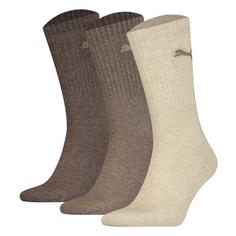 PUMA Socken Freizeitsocken Braun-Mix