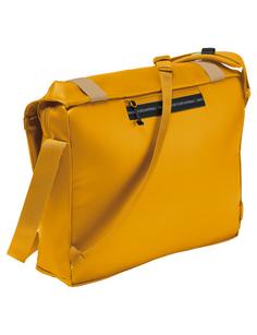 Rückansicht von VAUDE Mineo Messenger 22 Umhängetasche burnt yellow