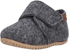 Rückansicht von Mols Heiris Hausschuhe Kinder 1011 Dark Grey Melange