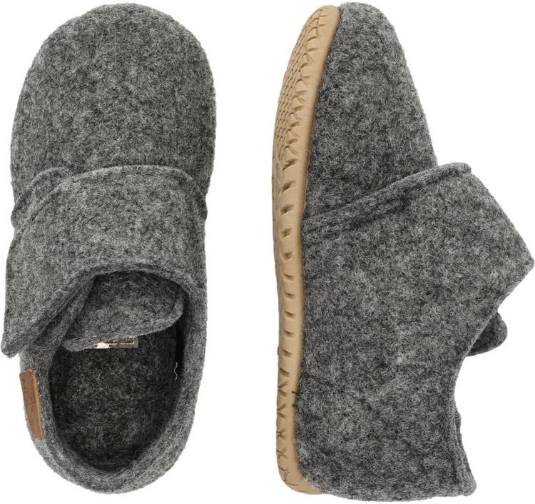 Mols Mols Heiris Hausschuhe Kinder - 1011 Dark Grey Melange - 0 | SportScheck