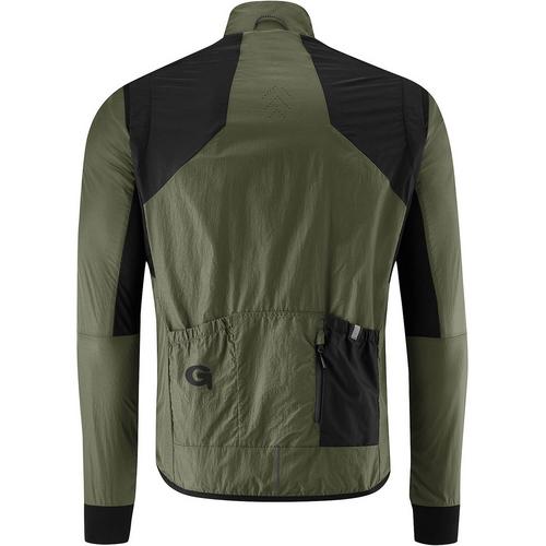 Rückansicht von Gonso Morisollo Fahrradjacke Herren Dunkeloliv