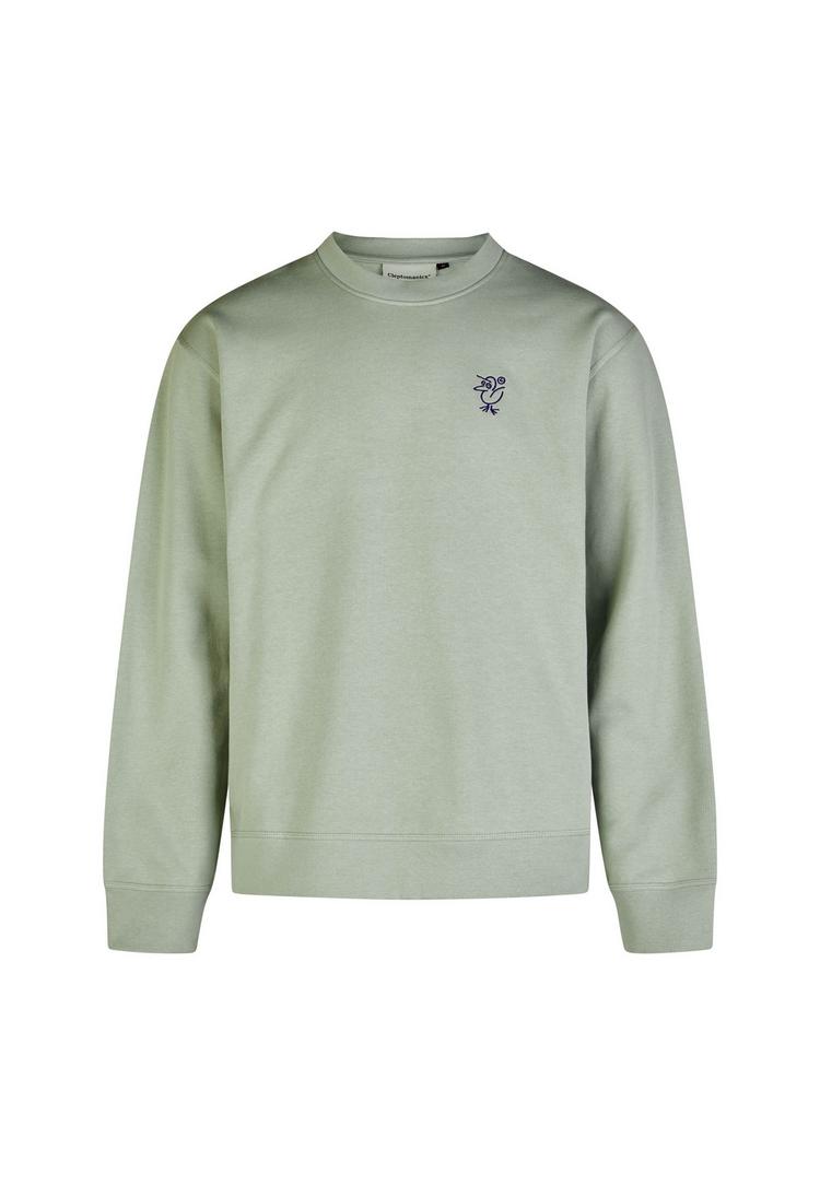 Cleptomanicx Cleptomanicx Sketch Gull Longsweat Herren - Wrought Iron - 0 | SportScheck