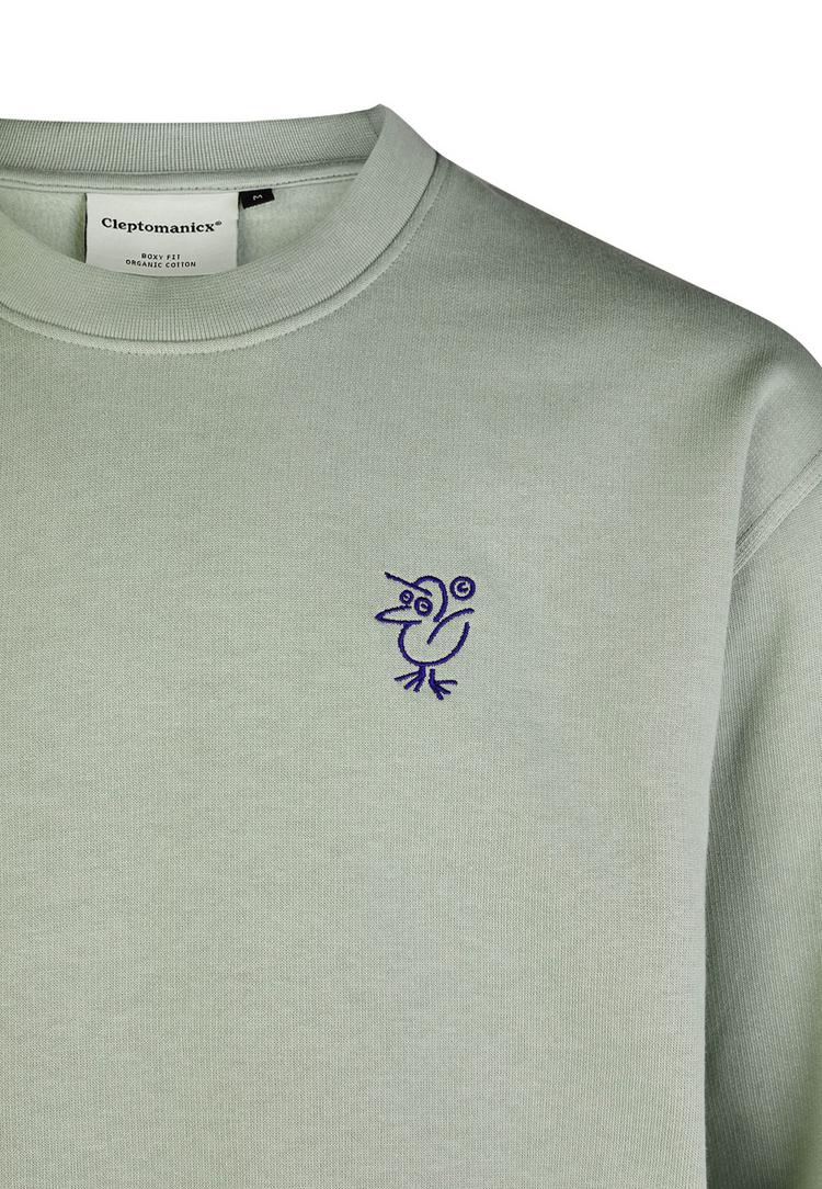 Cleptomanicx Cleptomanicx Sketch Gull Longsweat Herren - Wrought Iron - 2 | SportScheck