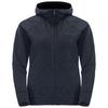 Jack Wolfskin WALDSEE HOODED JKT W Fleecejacke Damen - night blue
