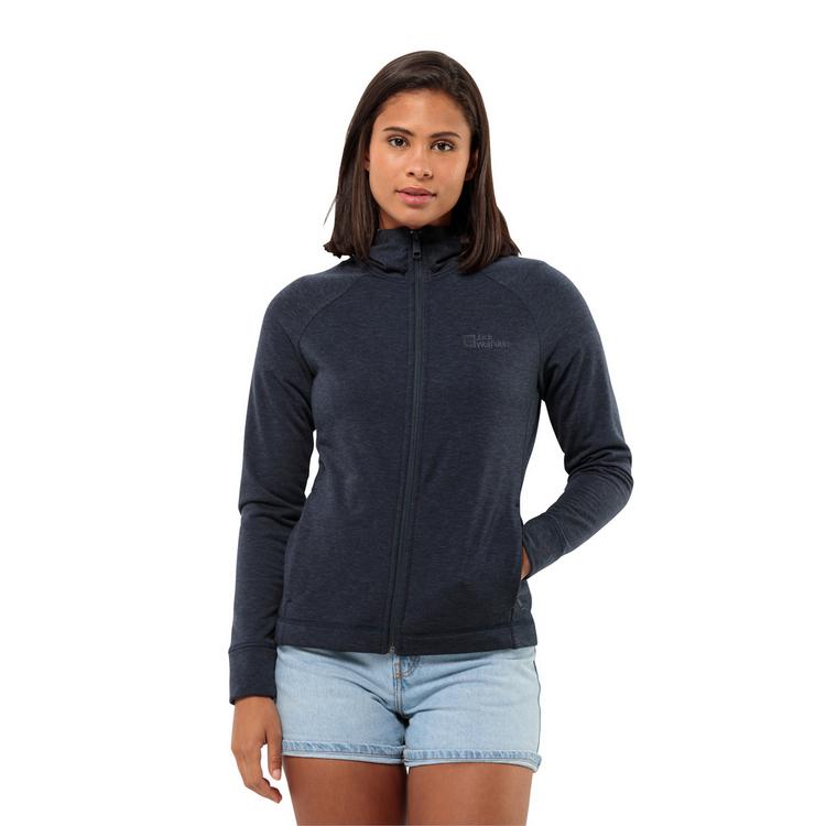Jack Wolfskin Jack Wolfskin WALDSEE HOODED JKT W Fleecejacke Damen - night blue - 0 | SportScheck